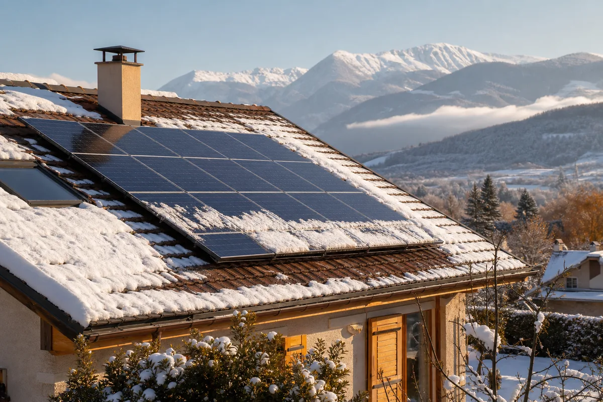 Neige et panneaux solaires à Gap : ce qu’il faut prévoir dans le bassin gapençais